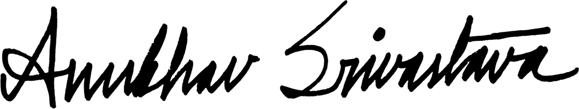 Anubhav Srivastava signature